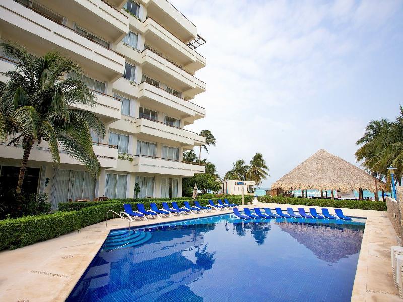 Ixchel Beach Hotel Isla Mujeres Luaran gambar